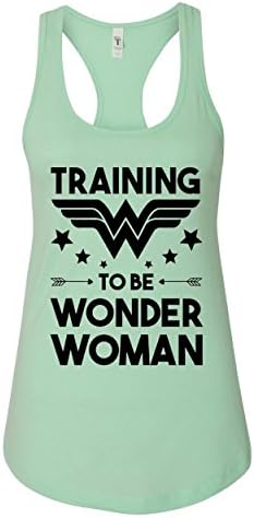 RBCC Women’s Next Level Ideal Racerback Tank Top “Training to be Wonder Woman”