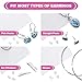 Clear Color Plastic Rubber Bullet Clutch Earring Safety Back Stopper Replacement for Fish Hook Earring (500)