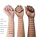 100% PURE Powder Foundation Matte Finish Face Makeup - Oil Absorbing Pressed Poreless Concealer - Vegan Fruit Pigmented Toffee Color (Tan Shade w/Neutral Undertones) - 0.32 Oz
