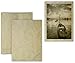 5X7 Cut Size Blank Cards with A-7 Envelopes - Aged Parchment Look - 50 Card and Envelope Sets by ThunderBolt Paper - for Invitations, Greeting, Thank Yous, Weddings - 65# Light Weight Cover Cardstock