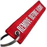Remove Before Flight Key Chain Aviation ATV UTV Motorcycle Pilot Crew Tag Lock