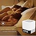 HOMPOT- Night Light Bluetooth Speaker, Touch Sensor Bedside Lamp Warm Light and Color Changing Alarm Clock, MP3 Player, USB, AUX, 4000mAh Battery Best Gift for Kids, Party, Bedroom, Outdoor.