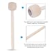 Alomejor Drum Mallet Stick Anti Slip Wooden Handle Mallet Hammer Multi-Purpose Felt Mallet with Wool Felt Headthumb 1