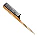 Rat Tail Comb - pureGLO Best Teasing Hair Comb Fine Tooth Parting Comb Wooden Styling Comb with Premium Gift Box