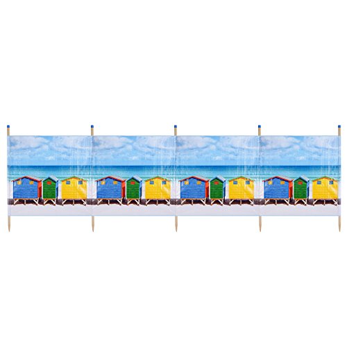 [- WBL Windproof Beach Hut Outdoor Standard Printed Windbreak  -]