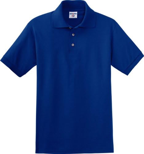 Jerzees mens 6.1 oz. Heavyweight Cotton Jersey Polo(J100)