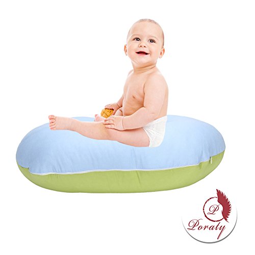 image for Poraty Nursing Pillow Best for Breastfeeding Moms Soft Fabric Fits Snu