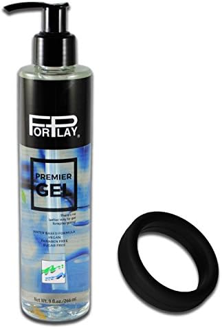 ForPlay Premier Gel 9.Fl Oz Lubricant and Tantus Super Soft C-Ring Value Pack