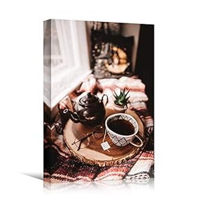 signwin Canvas Wall Art Tea Preparation Coffee Drinks...