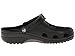 Crocs Unisex Classic Clog, Black, 10 US Men / 12 US Women