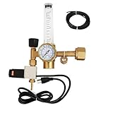 VIVOSUN Hydroponics CO2 Regulator Emitter System with Solenoid Valve Flowmeter for Grow Room Grow Tent Green House Aquarium