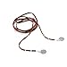FXmimior Silver Coin Pendant Long Chain Choker Layered Bar Party Wedding Necklace Jewelry For Women (brown)