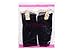 Avidlove Women Socks Lace Trim Leg Warmers Button Boot Cuffs Toppers Black (FBA)