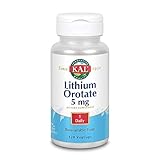 Kal 5 Mg Lithium Orotate, 120 Count