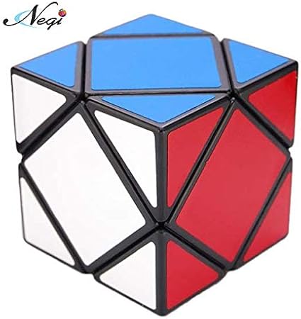 Negi Qiyi Ultra Smooth Magic Skewb Cube Black Base Skewb Puzzle Cube Speed and Smooth Magic Puzzle Cube