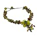 NOVICA Handmade Multi Gemstone Beaded Pendant Necklace | Floral Design | Smoky Jasper | Bead Choker | Assorted Stone Jewelry | Toggle Carnelian Stone | Dazzling Bloom 15.25