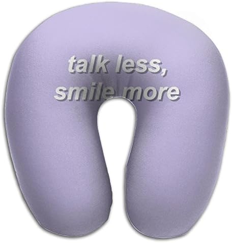 Talk Less,smile More U Type Pillow Neck Pillow Travel Pillows Super Soft Cervical Pillows With Resilient Material
