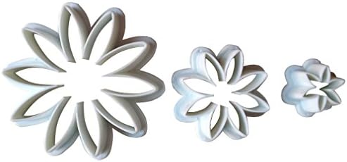 LYNCH 3 Pcs Fondant Sugarcraft Cake Decorating Plunger Cutter Daisy Flower Embossing Mold