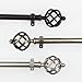 Modern Twist Curtain Rod and Hardware Set Size: 120