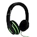 Audio Council Axis Stereo Over-Ear Headphones DJ Style Edition (Black/Green)