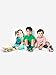 Lion and Zebra, T-Rex and Triceratops, Polar Bear and Penguin - Toddler Sock Set - Mighty Mates Mismatched Friends 3-Pack