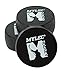 Mylec MINI Hockey Pucks for Indoor Use, Lightweight, Foam Filled, One-Size (Black, Pack of 3)