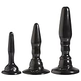 Doc Johnson - Wendy Williams Anal Trainer Kit - 3 Anal Plugs - Graduated Anal Training System - Black