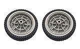 AdZzz Set of (2) Front Drive Wheels Replace MTD Troy-Bilt Self Propelled Mowers for 734-04018C,734-04018B, 734-04018A