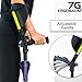 Ergobaum 7TH Generation Prime By Ergoactives. 1 Pair (2 Units) of Ergonomic Forearm Crutches - Adult 5' - 6'6'' Adjustable (Original Black)