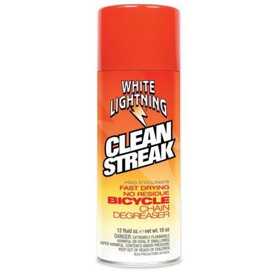 White Lightning Clean Streak - Bicycle Degreaser - Aerosol, 14 oz