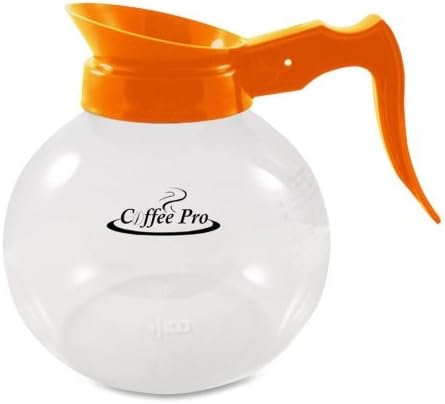 Wholesale CASE of 15 - CoffeePro Glass Coffee Decanter-Glass Decanter, Replacement, Decaf, 12 Cup, Clear