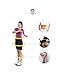 chengsi Twisting Waist Disc Bodytwister Ankle Body Aerobic Exercise Foot Exercise Fitness Twister Magnet Balance Rotating Board nyp01 (Blue Large)