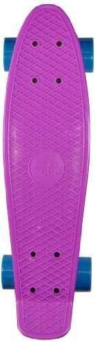 Ridge Skateboards 27 Inch Big Brother Retro Cruiser Skateboard - UK Manufactured, Purple-Blue