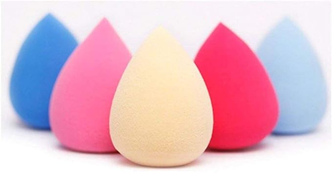 Glamouroui Water Drop Style Beauty Makeup Blending Sponge Cosmetic Powder Puff (Multicolour) pack of 1