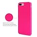 FGA iPhone 8 Plus Case, iPhone 7 Plus Case for Girls, Sugar Candy Cute Shockproof Protective Slim-fit Solid Color Flexible Soft TPU Gel Case for iPhone 8 Plus(2017), iPhone 7 Plus(2016)(Hot Pink)