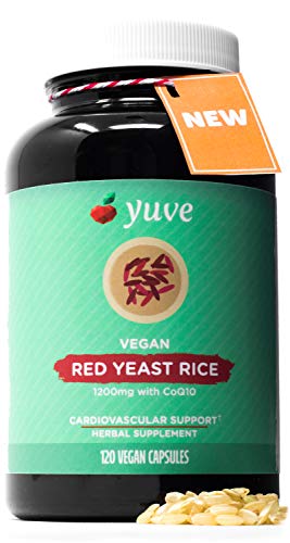 100% Natural Red Yeast Rice 1200 mg with CoQ10 100 mg, 2 in 1, Maintain Healthy Cholesterol Levels - 120 Veggie Capsules - Thumbnail 7