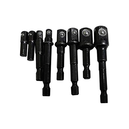 Socket Adapter for Drill and Impact Drill. 1/4, 3/8, and 1/2 Inch Socket Set Adapters Turn Your Drill Into a Powerful Socket Driver! - Thumbnail 4