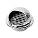6'' Exhaust Vent Dryer Vent, Hon&Guan Exhaust Vent Soffit Vent 6 Inch Stainless Steel Wall Vent for HVAC System.