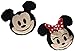 Just Play 11998 Disney 2Pk Emoji Mickey & Minnie Plush