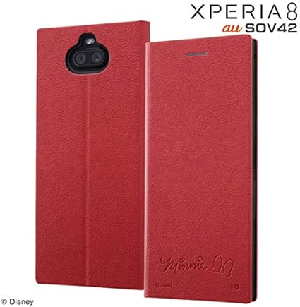 Amazon Co Jp Xperia 8 ケース ディズニーキャラクター 耐衝撃 衝撃吸収 手帳型レザーケース サイドマグネット ミニー 家電 カメラ