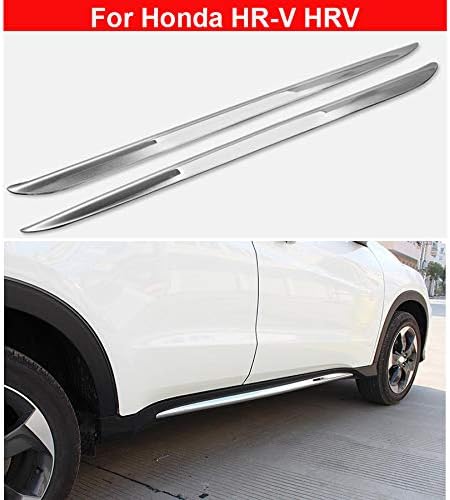 2pcs Chrome Side Door Body Molding Cover Trim For HR-V HRV 2015 2016 2017 2018