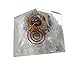 Charged Chakra New Orgone Lapis Lazuli & Selenite Pyramid Crystals Gemstones Copper Metal Mix Reiki Chakra