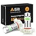 Alla Lighting 2800lm 5201 5202 LED Fog Light Bulbs or Daytime Running Lights DRL, Super Bright COB-72 SMD PS19W 12085 PS24W 9009 Replacement, 8000K Ice Blue