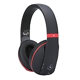 White Label AncStudio Bluetooth 4.0 Stereo Wireless Noise Cancelling 3.5mm Audio Input Headphones with Built in Mic - Black