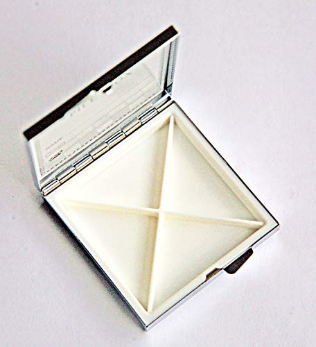 Marie Antoinette Square Pill case pillbox pill box holder Parisian