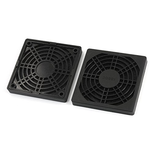 2 Pcs Dustproof Mesh Dust Filter Guard for 80mm PC Computer Case Fan