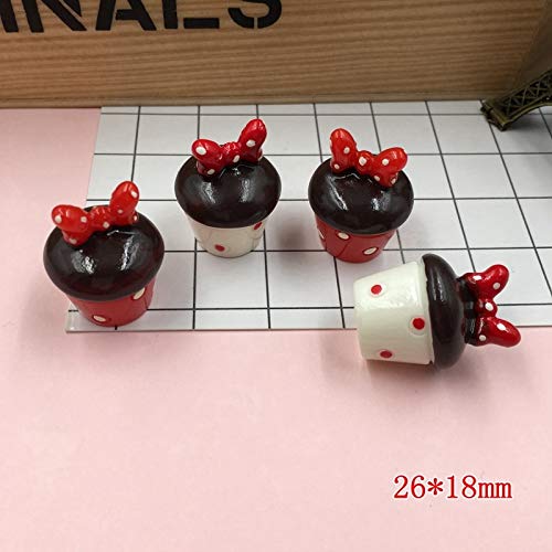 ZAMTAC ! 5pcs/lot Resin Kawaii Newest Miniature Cups for Scrapbooking, Dollhouse Accessory, Embellishment DIY - (Color: Mix Different Design)