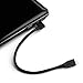 Micro USB 3.0 Cable for Samsung Galaxy Note 3, etc - Micro B Data Sync 1 ft, Right Angle Black