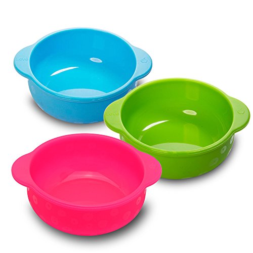 Silicone Dishes. Godigoaue Baby Silicone Snack Food Feeding Bowls