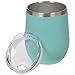 Funny I'm 40 Cup | Stainless Steel Insulated Wine Tumbler Sippy Cup with Lid | 40th Birthday For Women | Fortieth Bday Tumbler (12 Ounce, Mint)